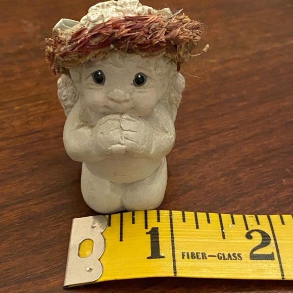 Vintage 1991 Dreamsicle Small Praying Cherub Hand Crafted Collectible - Picture 6 of 7